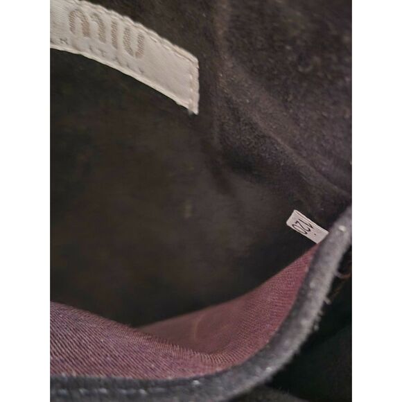 Miu Miu Prada Vintage Logo 90s Collectible Leather Shoulder Bag - Picture 11 of 14